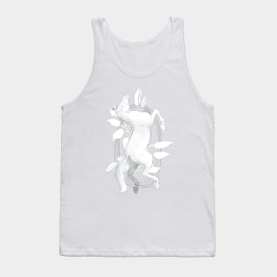 Abstract Sketch Line Horse Composition Tank Top